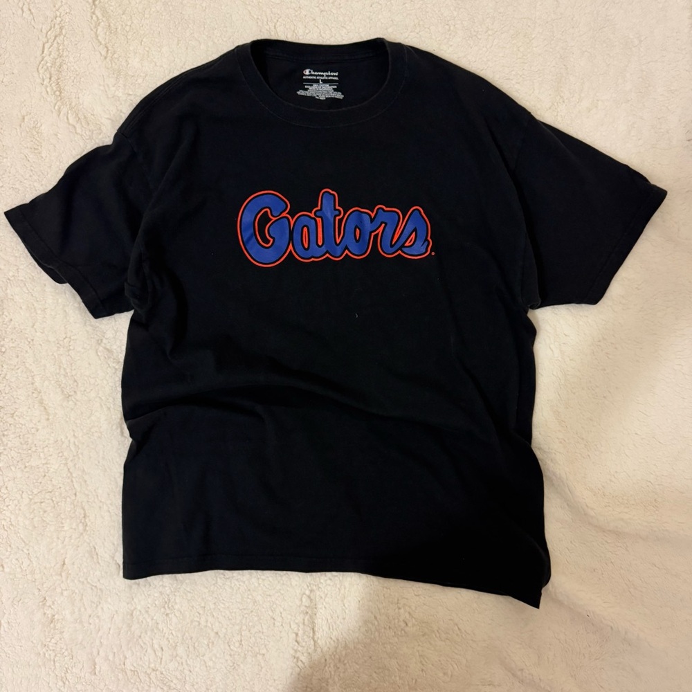 Black Champion Gators cotton tee L